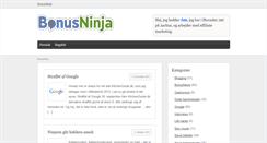 Desktop Screenshot of bonusninja.net
